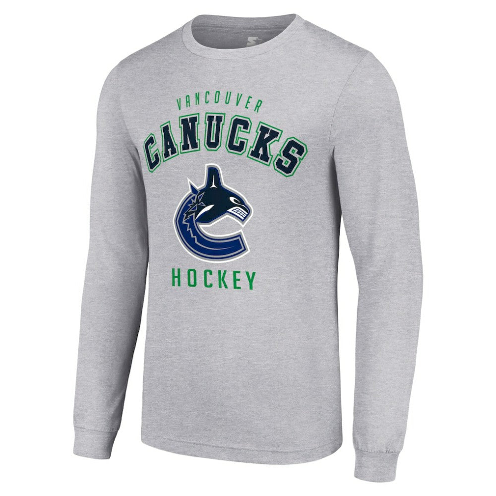 Vancouver Canucks Starter Logo Long Sleeve T-Shirt Online