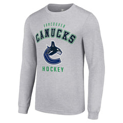 Vancouver Canucks Starter Logo Long Sleeve T-Shirt Online