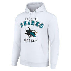 San Jose Sharks Starter Logo Pullover Hoodie Discount
