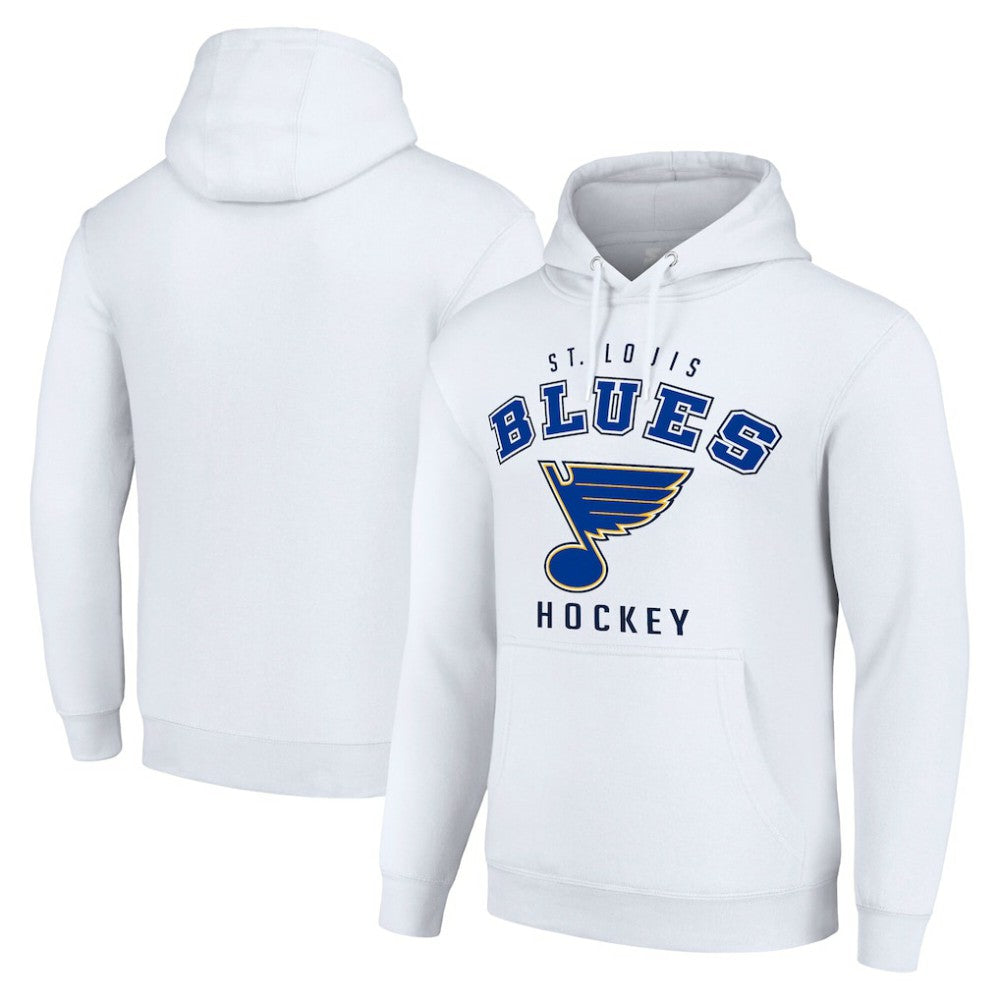 St. Louis Blues Starter Logo Pullover Hoodie On Sale