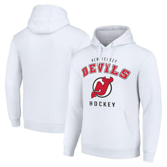 New Jersey Devils Starter Logo Pullover Hoodie For Sale