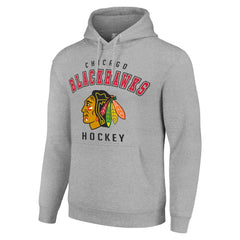 Chicago Blackhawks Starter Logo Pullover Hoodie Discount