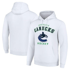 Vancouver Canucks Starter Logo Pullover Hoodie Discount
