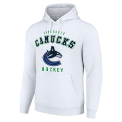 Vancouver Canucks Starter Logo Pullover Hoodie Discount