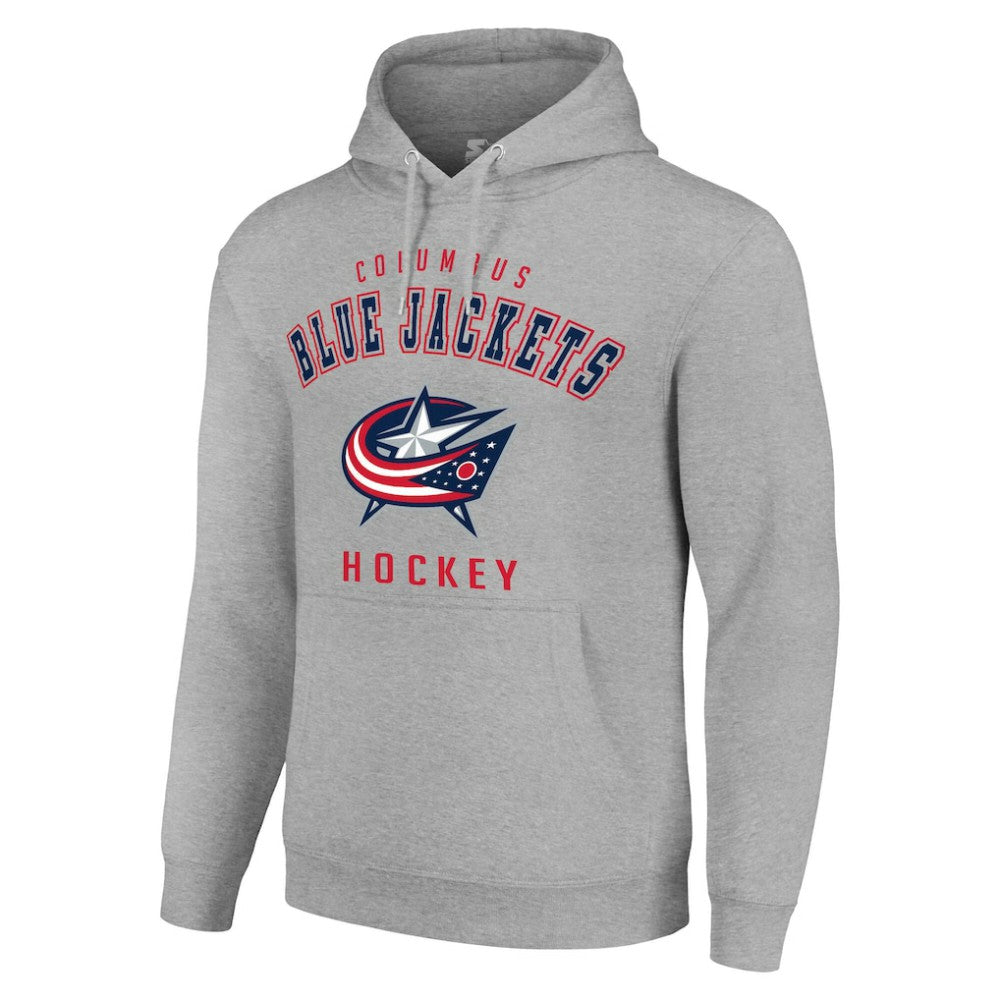 Columbus Blue Jackets Starter Logo Pullover Hoodie On Sale