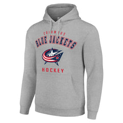 Columbus Blue Jackets Starter Logo Pullover Hoodie On Sale