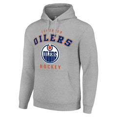 Edmonton Oilers Starter Logo Pullover Hoodie Outlet