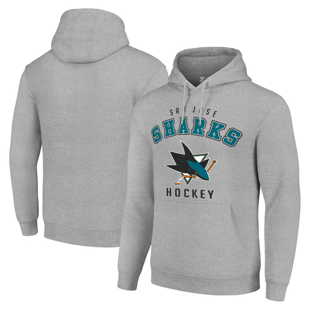 San Jose Sharks Starter Logo Pullover Hoodie Discount