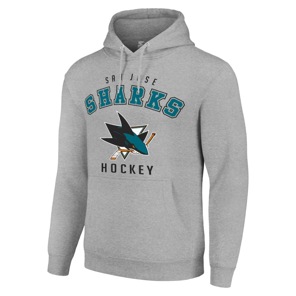 San Jose Sharks Starter Logo Pullover Hoodie Discount