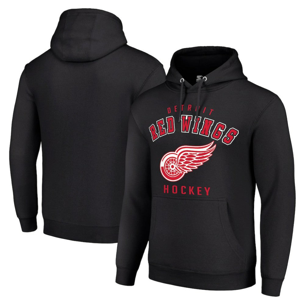 Detroit Red Wings Starter Logo Pullover Hoodie Discount