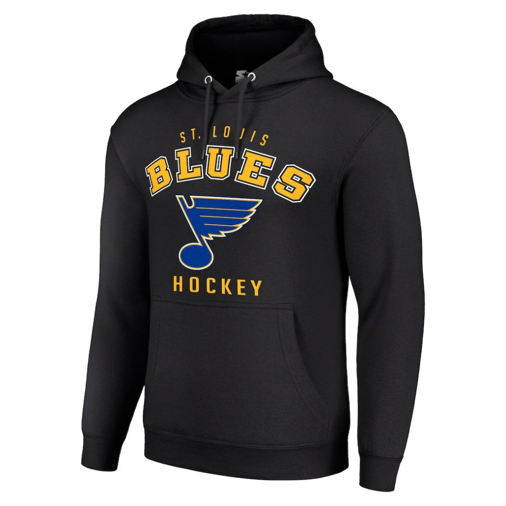St. Louis Blues Starter Logo Pullover Hoodie On Sale