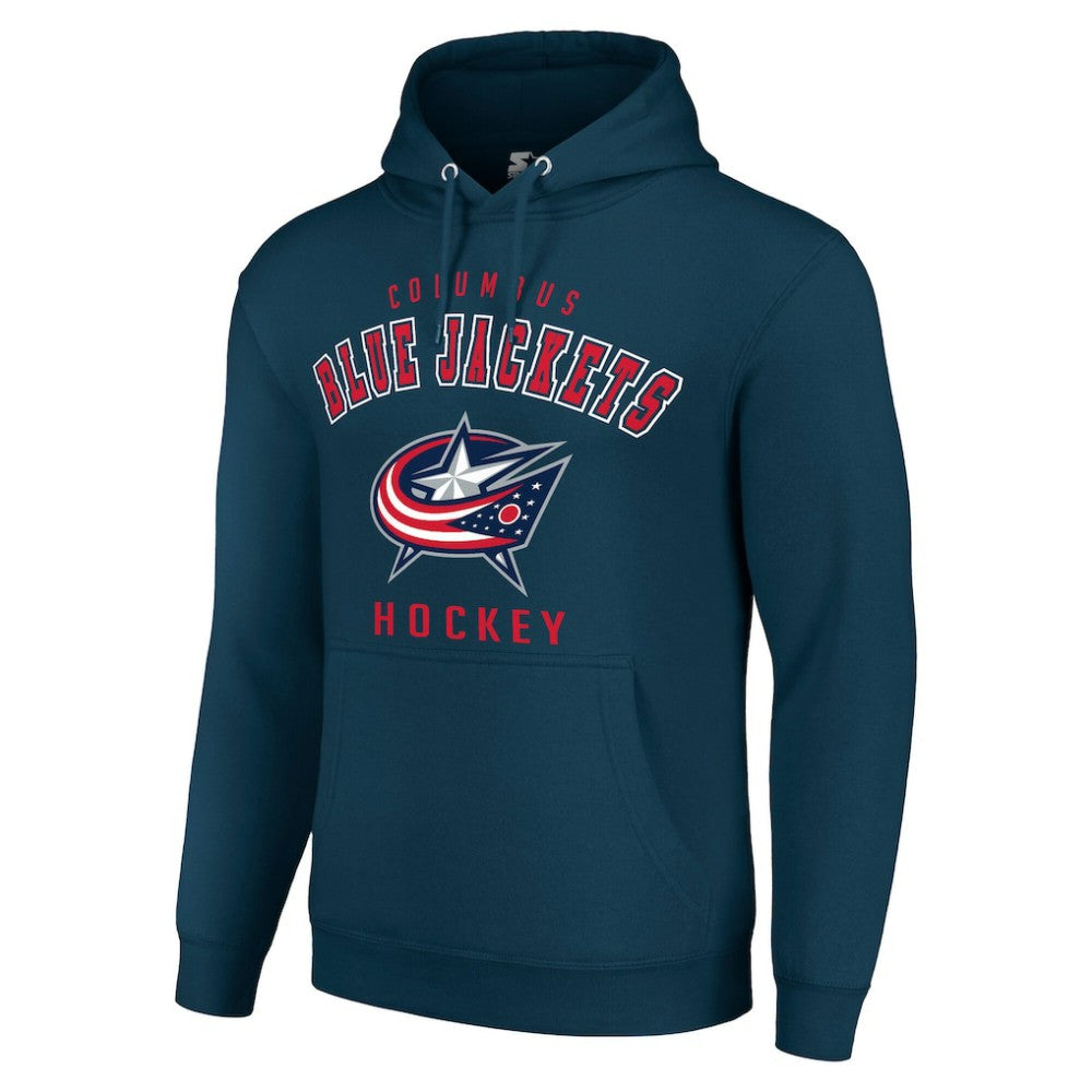 Columbus Blue Jackets Starter Logo Pullover Hoodie For Sale