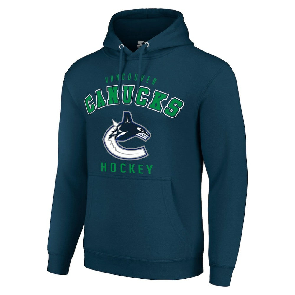 Vancouver Canucks Starter Logo Pullover Hoodie For Sale