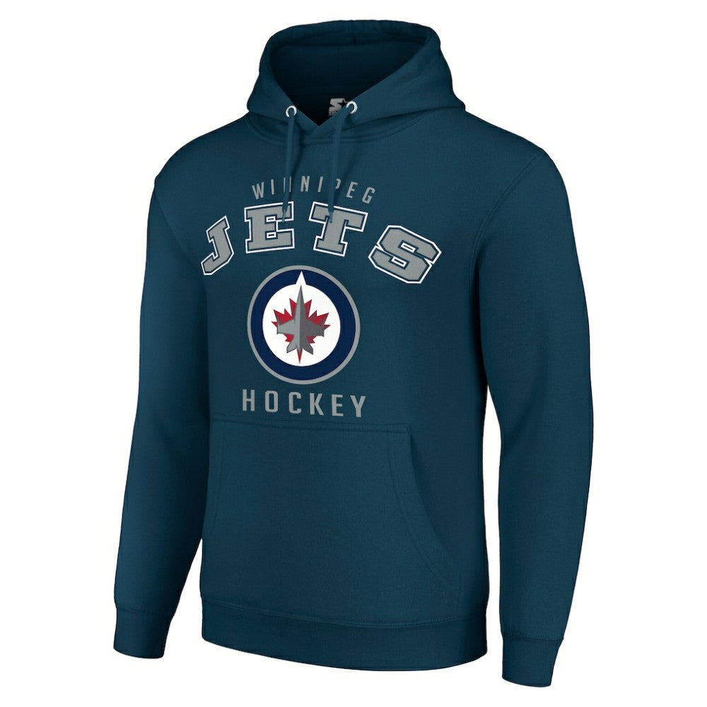 Winnipeg Jets Starter Logo Pullover Hoodie Outlet