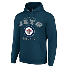 Winnipeg Jets Starter Logo Pullover Hoodie Outlet
