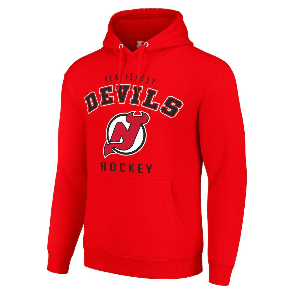 New Jersey Devils Starter Logo Pullover Hoodie For Sale