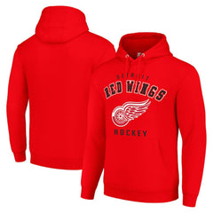 Detroit Red Wings Starter Logo Pullover Hoodie Outlet