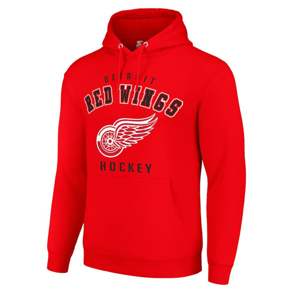 Detroit Red Wings Starter Logo Pullover Hoodie Outlet
