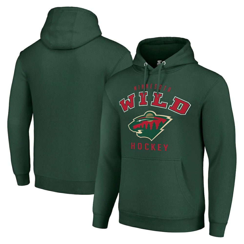 Minnesota Wild Starter Logo Pullover Hoodie For Sale