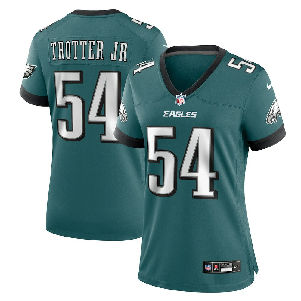 Philadelphia Eagles Nike Jeremiah Trotter Jr.  Women's Team Game Jersey