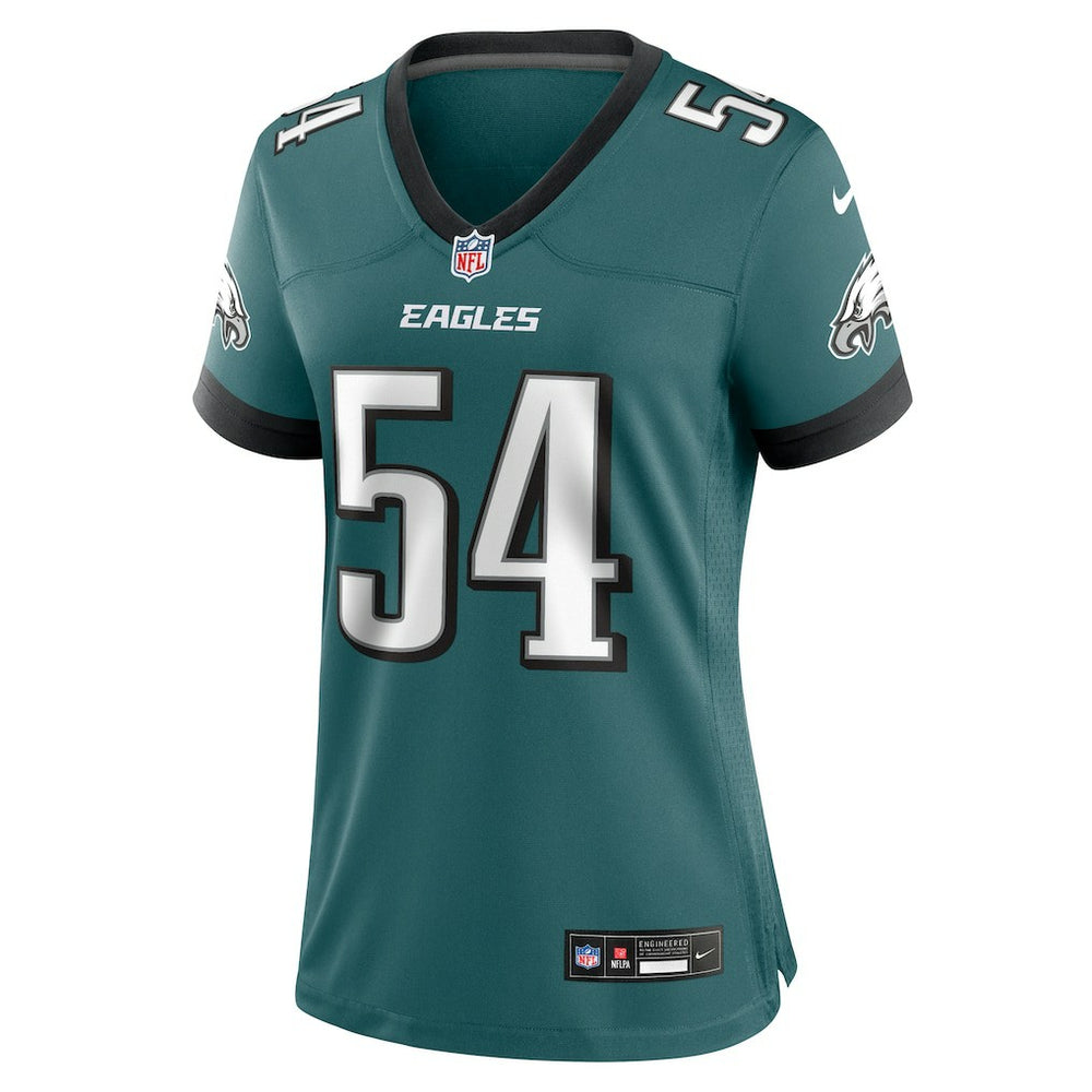 Philadelphia Eagles Nike Jeremiah Trotter Jr.  Women's Team Game Jersey