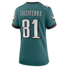 Philadelphia Eagles Nike Grant Calcaterra  Women's Team Game Jersey
