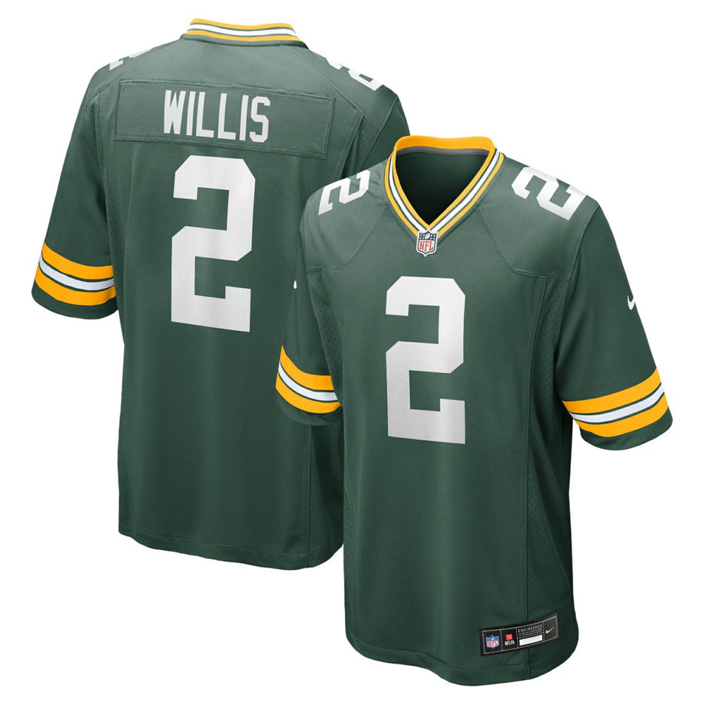 Green Bay Packers Nike Malik Willis  Game Jersey