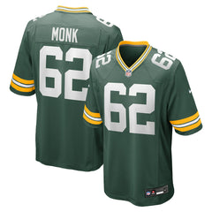 Green Bay Packers Nike Jacob Monk  Game Jersey