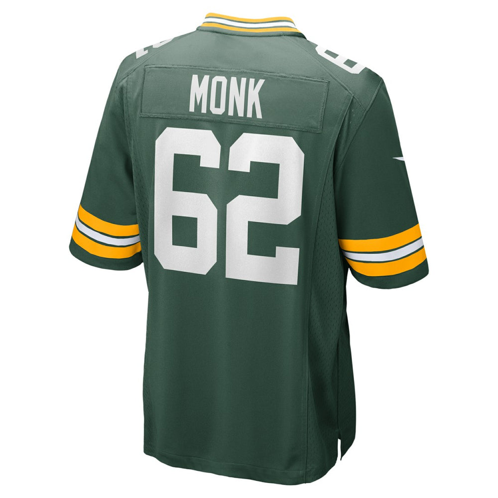 Green Bay Packers Nike Jacob Monk  Game Jersey