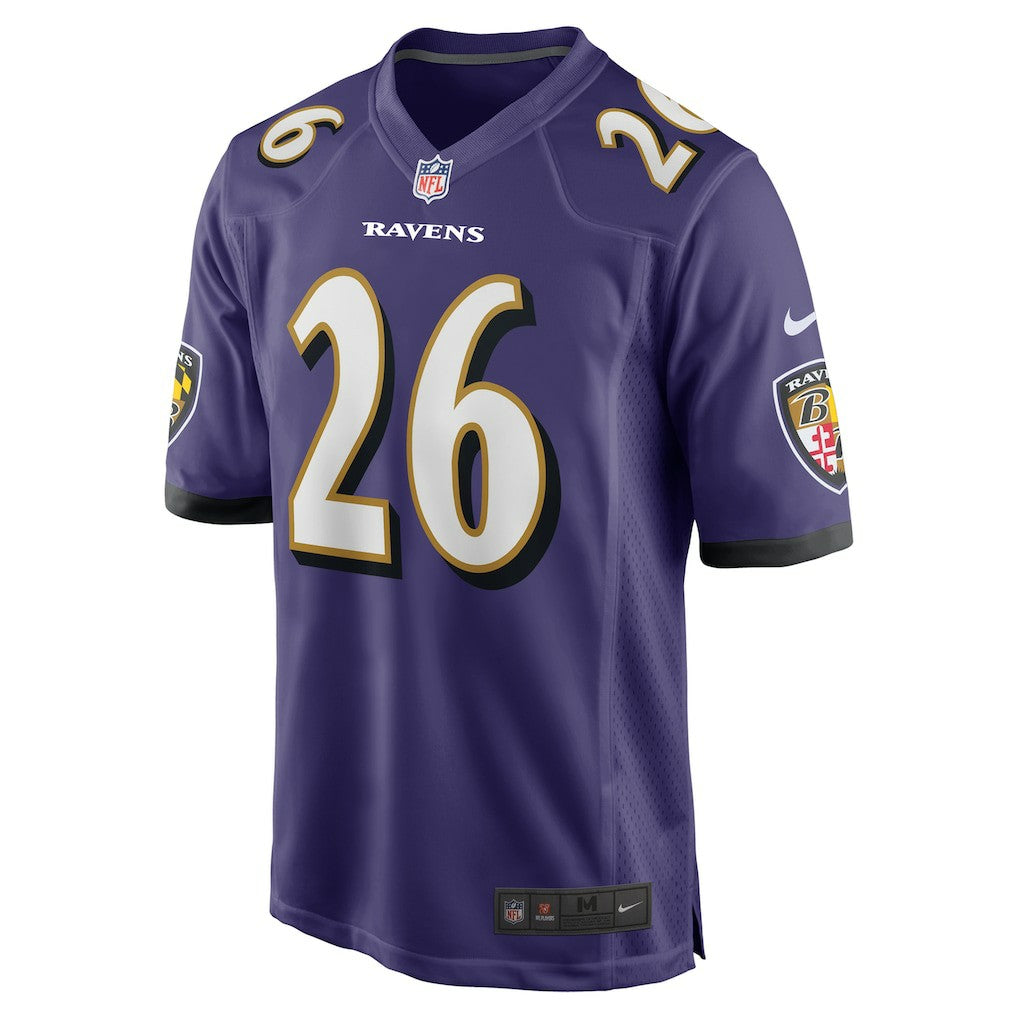 Baltimore Ravens Nike Rasheen Ali  Team Game Jersey