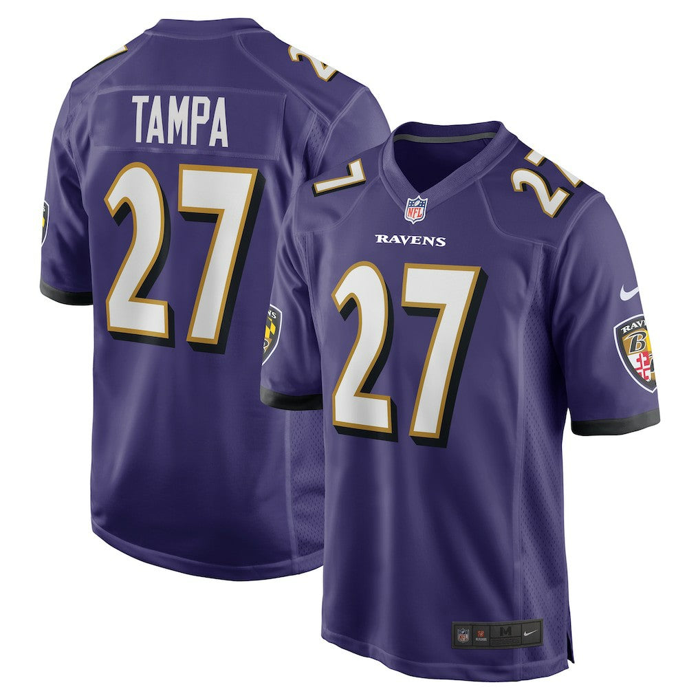Baltimore Ravens Nike T.J. Tampa  Team Game Jersey