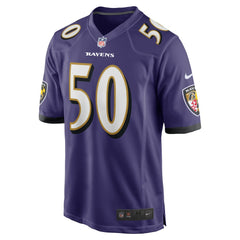 Baltimore Ravens Nike Adisa Isaac  Team Game Jersey