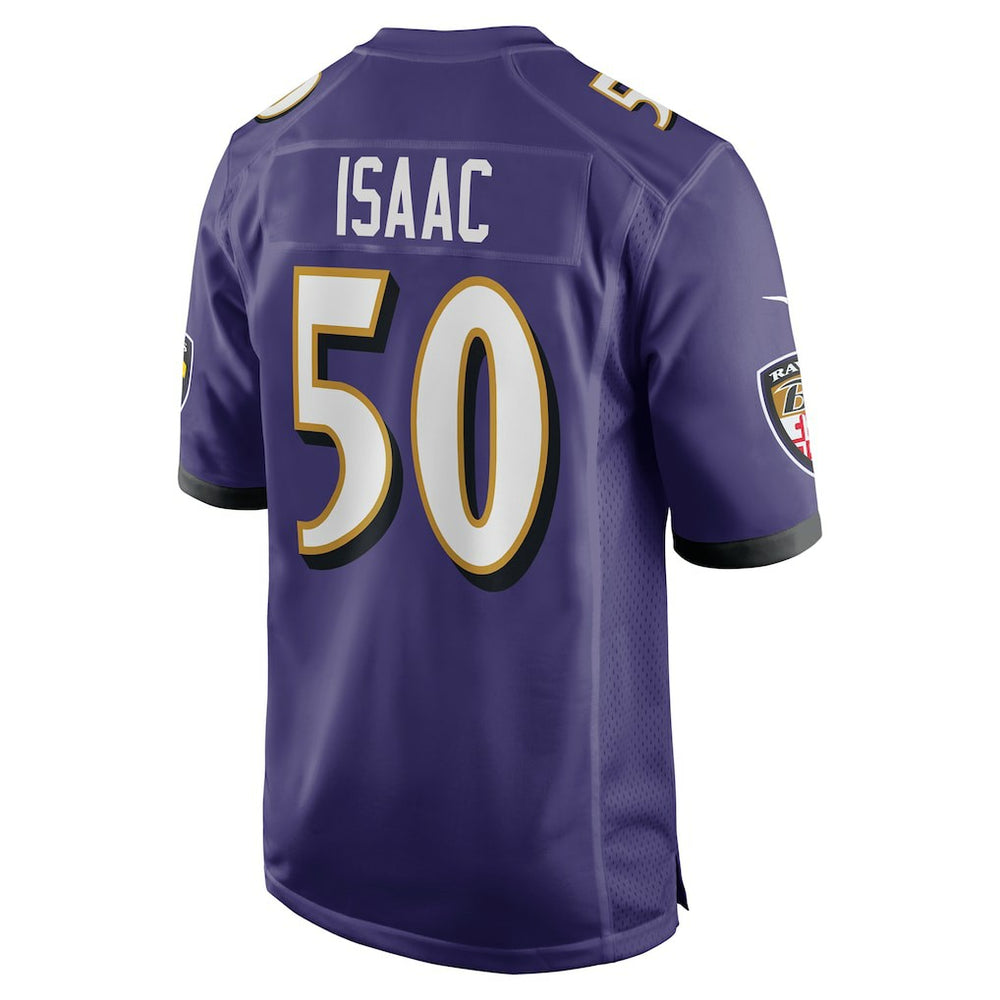 Baltimore Ravens Nike Adisa Isaac  Team Game Jersey