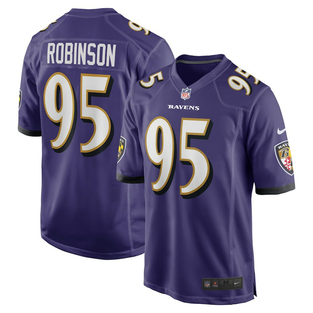 Baltimore Ravens Nike Tavius Robinson  Team Game Jersey