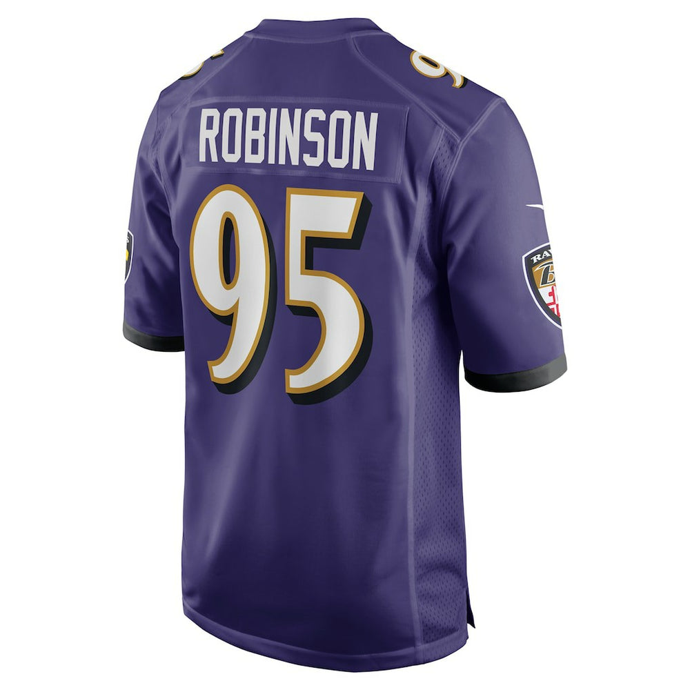 Baltimore Ravens Nike Tavius Robinson  Team Game Jersey
