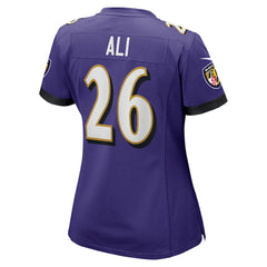 Baltimore Ravens Nike Rasheen Ali  Women's Game Jersey
