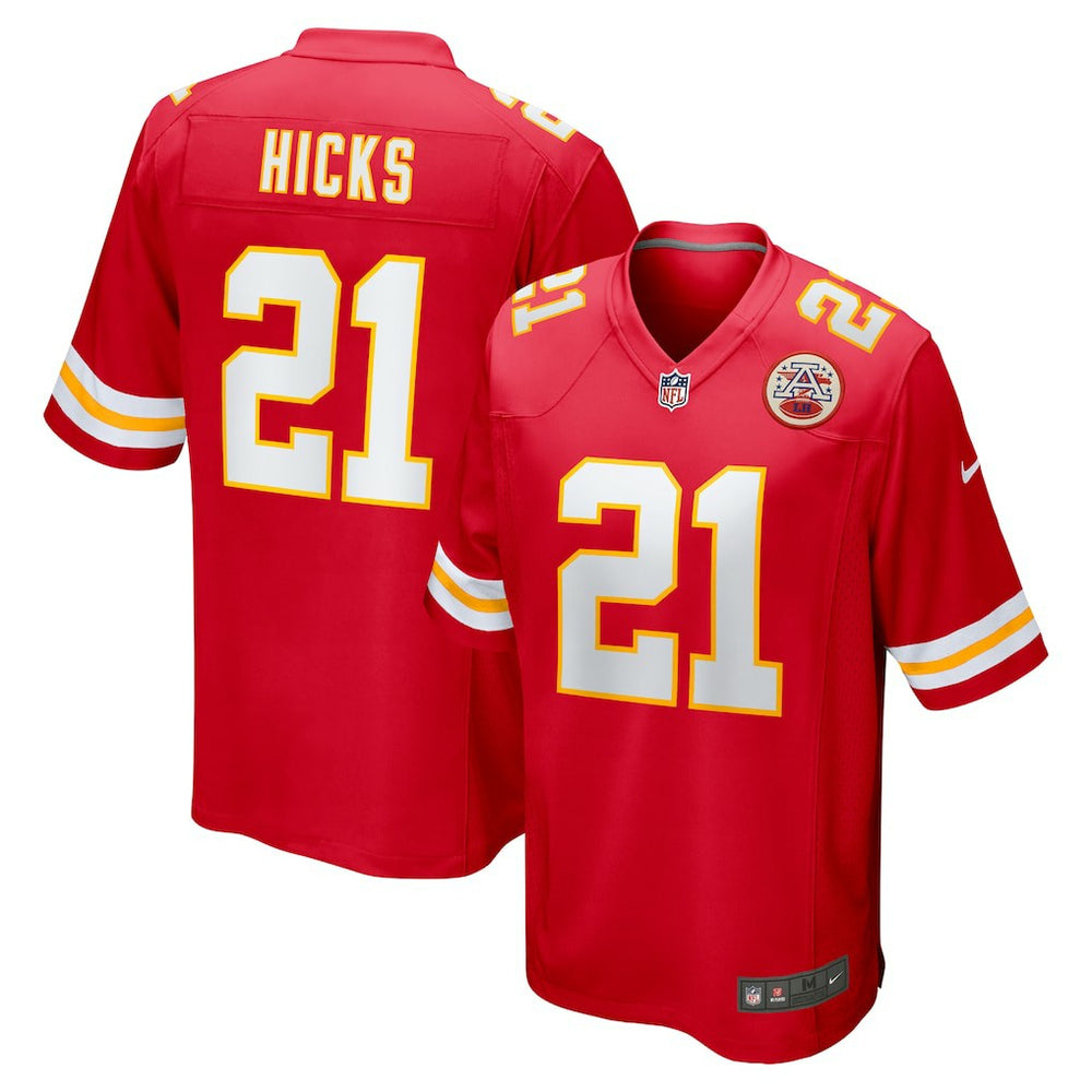 Kansas City Chiefs Nike Jaden Hicks  Game Jersey