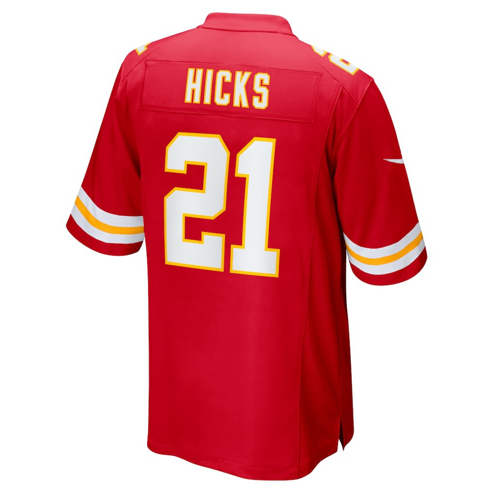 Kansas City Chiefs Nike Jaden Hicks  Game Jersey