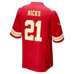 Kansas City Chiefs Nike Jaden Hicks  Game Jersey