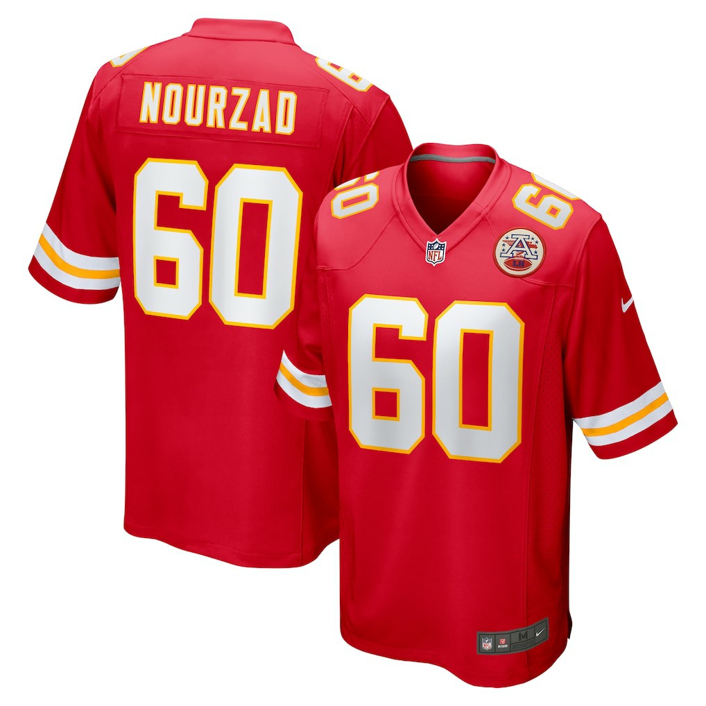 Kansas City Chiefs Nike Hunter Nourzad  Game Jersey