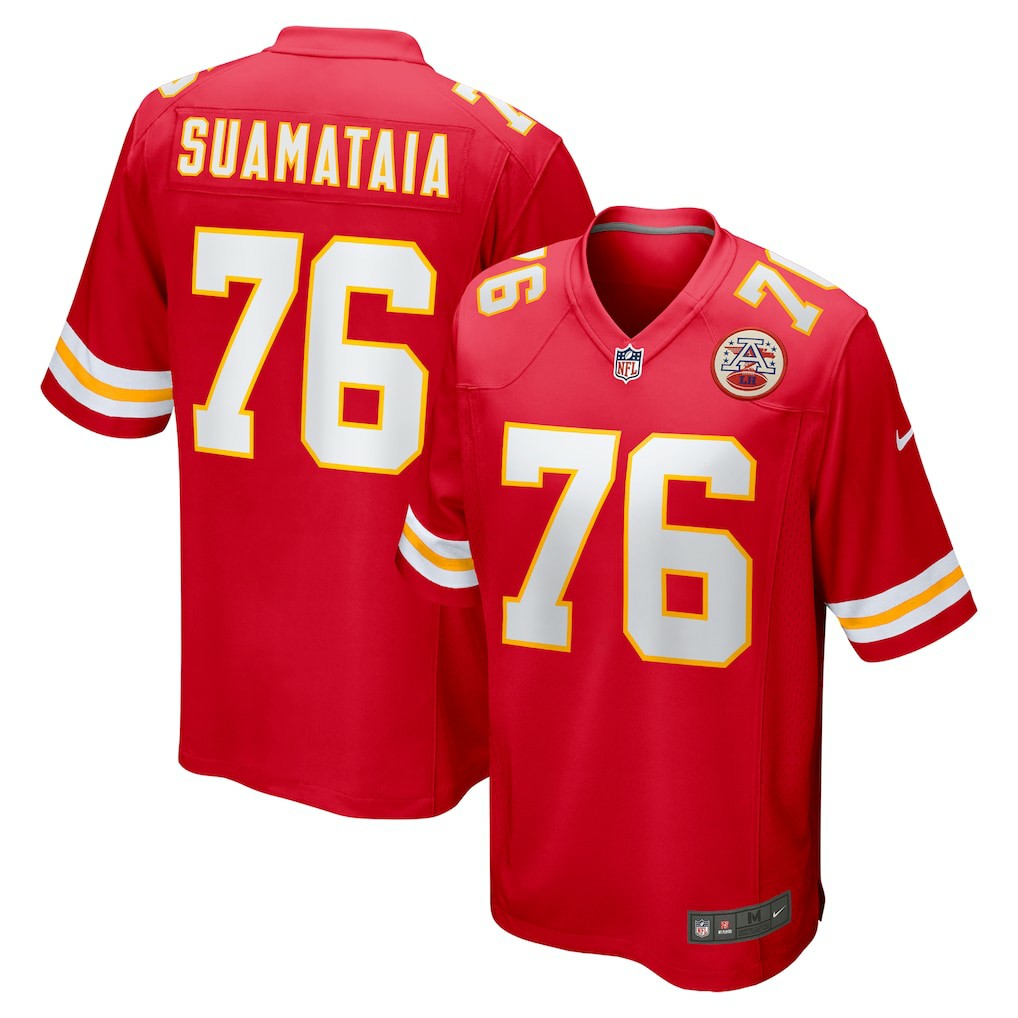 Kansas City Chiefs Nike Kingsley Suamataia  Game Jersey