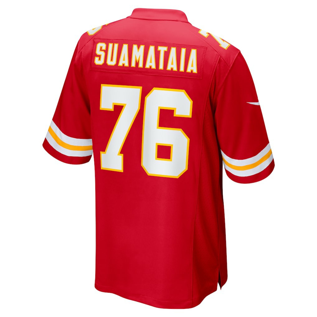 Kansas City Chiefs Nike Kingsley Suamataia  Game Jersey