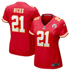 Kansas City Chiefs Nike Jaden Hicks  Women's Game Jersey
