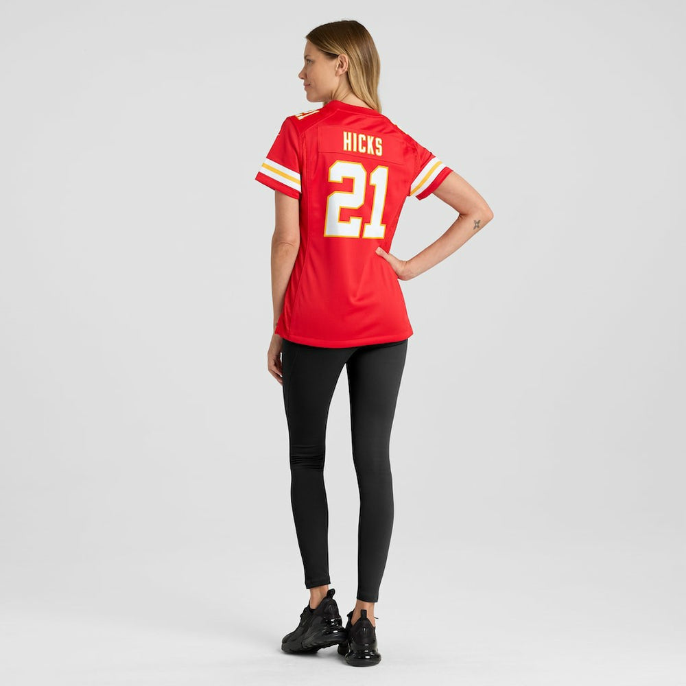Kansas City Chiefs Nike Jaden Hicks  Women's Game Jersey