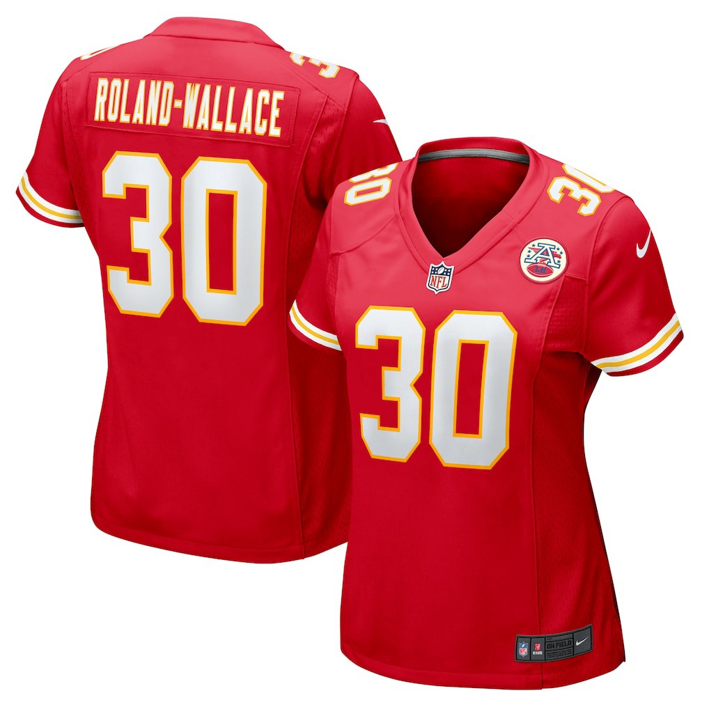Kansas City Chiefs Nike Chris Roland-Wallace  Women's Game Jersey