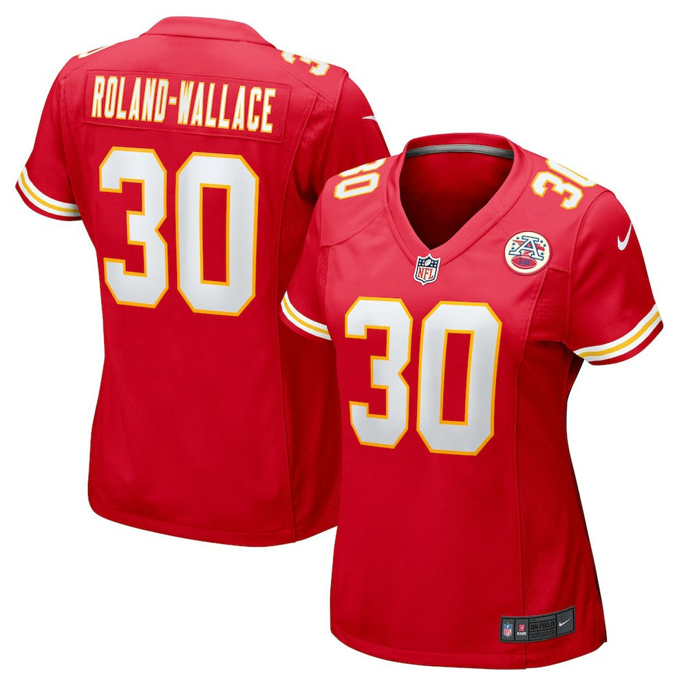 Kansas City Chiefs Nike Chris Roland-Wallace  Women's Game Jersey