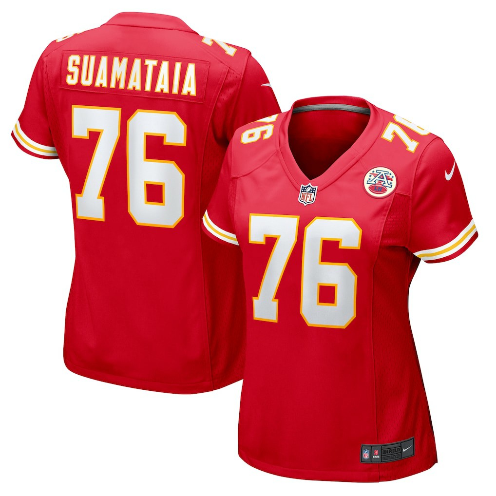 Kansas City Chiefs Nike Kingsley Suamataia  Women's Game Jersey