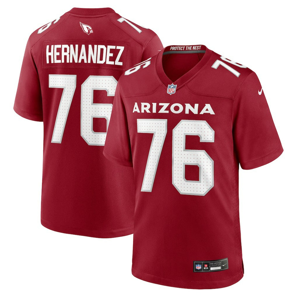 Arizona Cardinals Nike Will Hernandez  Team Game Jersey
