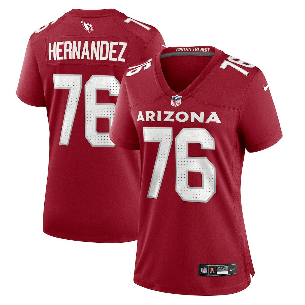 Arizona Cardinals Nike Will Hernandez  Women's Game Jersey