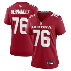 Arizona Cardinals Nike Will Hernandez  Women's Game Jersey